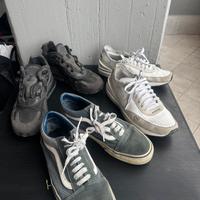 Tre paia di sneakers uomo