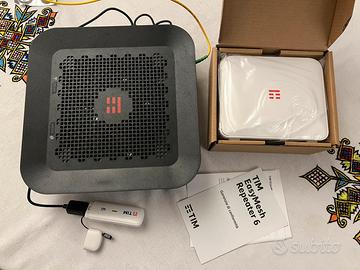 Modem Router Tim Sagemcom 10gb ftth fibra + repeat
