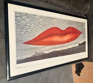 Stampa Man Ray Les Amoureux 105X52 cornice