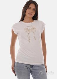 T-shirt yes zee tg.xl bianca fiocco