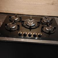 Piano cottura electrolux 5 fuochi vetroceramica