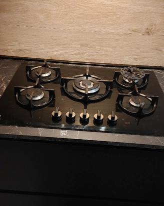 Piano cottura electrolux 5 fuochi vetroceramica