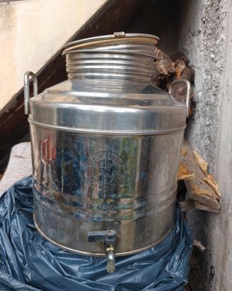 Latta per olio da 30 litri con rubinetto 