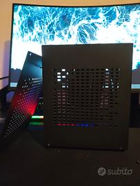Case Mini-ITX Ultra-Compatto SFF + Cavo Riser PCle