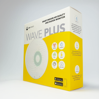 Airthings Wave Plus 2930 NUOVO Monitor Radon Aria
