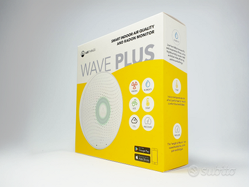 Airthings Wave Plus 2930 NUOVO Monitor Radon Aria