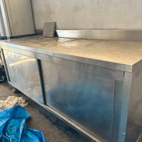 Banco in acciaio inox