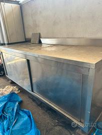 Banco in acciaio inox