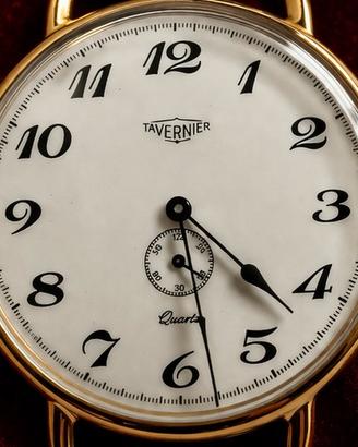 Tavernier vintage oversize placc. oro revisionato