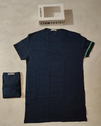 T-shirt Bikkembergs. 2 T-shirt colore Navy Tg.S