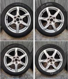 4 Cerchi in lega originali Audi R17-gomme omaggio