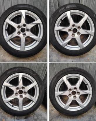 4 Cerchi in lega originali Audi R17-gomme omaggio