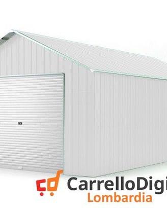 Baracca container 438x724 cm saracinesca bianco