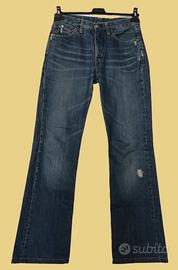 Replay Jeans 425 blu donna vintage svasati