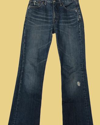 Replay Jeans 425 blu donna vintage svasati