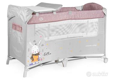 Lettino co-sleeping , con fasciatoio, pieghevole
