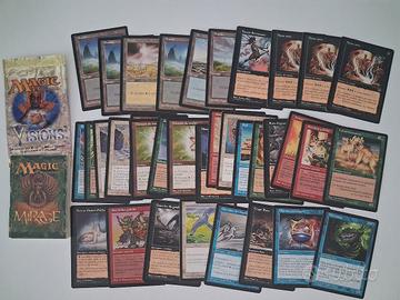 Carte MTG | Mirage/Visions | Lotto misto con terre
