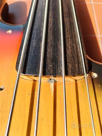 jazz bass fretless Rufini