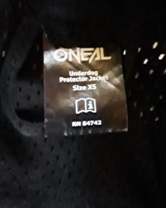giacca protettiva oneal cross junior 