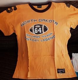 T-Shirt WILLIAM WILSON arancio mis. XL cotone Usat