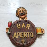 Insegna bar in legno