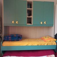 armadio a ponte. letto a castello. multifunzionale