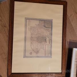 Simon Vidali carta geografica dell'Istria