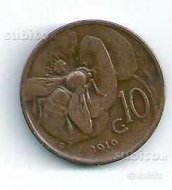 10 cent. 1919 ape raro - periziato -