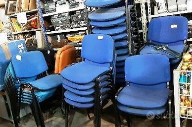 Sedia girevole con braccioli, ufficio studio