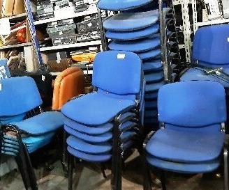 Sedia girevole con braccioli, ufficio studio