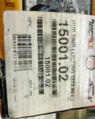 Mozzi a ruota libera jeep CJ