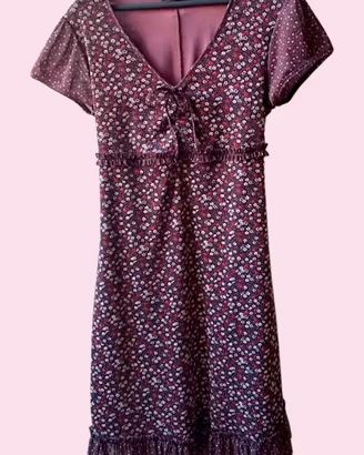 Abito vintage Y2K viola fiori Project donna S