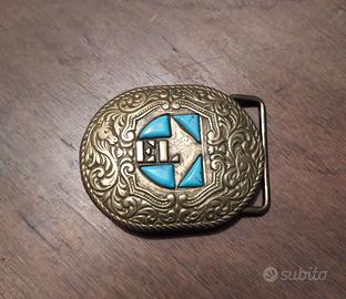 fibbia vintage cintura el Charro 
