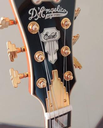 D'Angelico Guitars Excel mini DC vintage natural