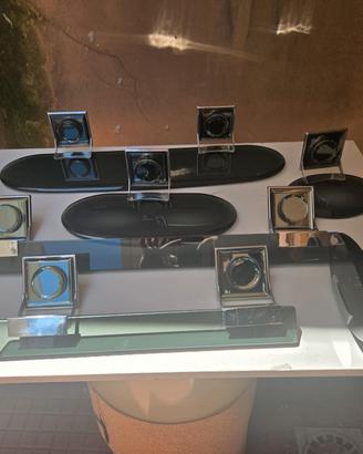 Set mensole da bagno vintage "Fontana Arte" 