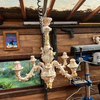 Lampadario capodimonte 6 bracci