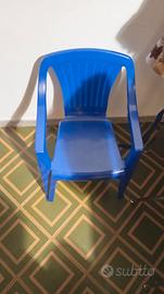 sedia in plastica per bambini 