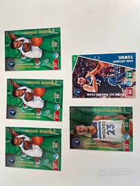 Lotto 5 Carte NBA Minnesota