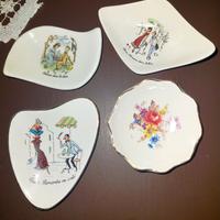 Piattini ceramica Malabar vintage 