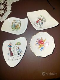 Piattini ceramica Malabar vintage 