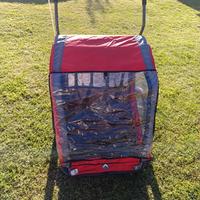 Carrello per bici e passeggino per 2 bambini