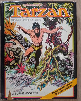 Libro illustrato Tarzan delle scimmie - 1973