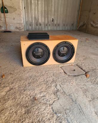 Subwoofer + amplificatore