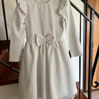 Vestito bambina 9/10 anni comunione, damigella