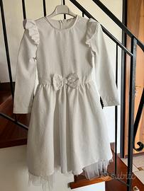 Vestito bambina 9/10 anni comunione, damigella