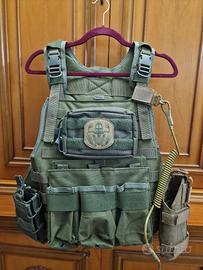 Gilet tattico ROYAL per softair con accessori