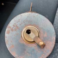 Cordella metrica vintage GB 20 metri in metallo