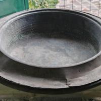 Grande paiolo vintage /caldaia da camino fine '800
