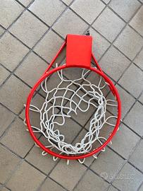 Canestro basket da muro in ferro per esterno