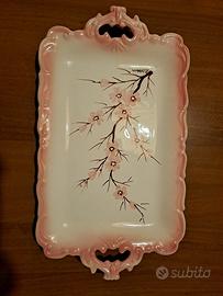 vassoio in ceramica Vintage anni 80